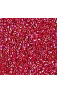 Miyuki delica beads 10/0 - Opaque red ab DBM-162